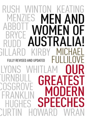 cover image of Men and Women of Australia!